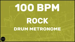 Rock | Drum Metronome Loop | 100 BPM
