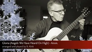 Gloria (Angels We Have Heard on High) - Anon. (classical guitar, fingerstyle)