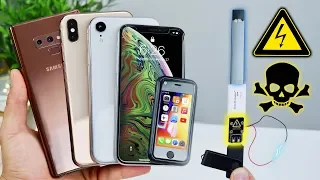 USB Killer vs iPhone XS Max/XR Fake, Note 9 & Juul! Instant Death?