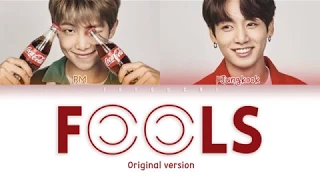 BTS JUNGKOOK & RM - FOOLS (Original Ver.) LYRICS (Color Coded Eng)