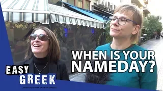 When is your nameday? | Easy Greek 27