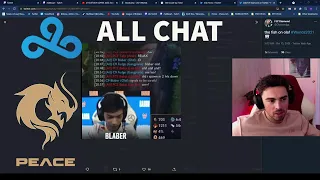 Midbeast Reacts To C9 v PCE ALL CHAT!!
