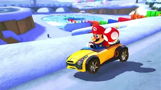 Mario Kart 8 Deluxe | Winter Tracks | 4K