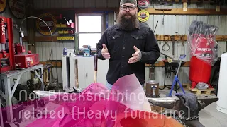 Blacksmithing Hammer Technique, Addressing the comments and Discussing Anvil Height.
