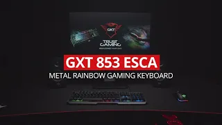 GXT 853 Esca Metal Rainbow Illuminated Gaming Keyboard