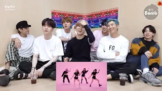 BTS REACTION BLACKPINK "HOW YOU LIKE THAT" MV