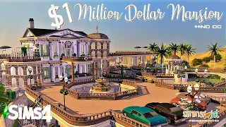 I built a $1 MILLION DOLLAR MANSION 😎🏡 | THE SIMS 4 | NO CC