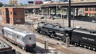 Big Boy Steam Train In Saint Louis Missouri & Amtrak Visits Awesome Kirkwood  Mo Train Station Pt2/3