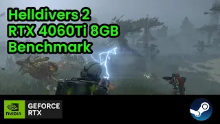 Helldivers 2 | RTX 4060Ti 8GB Benchmark | Gameplay