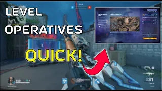 How to level up Operatives QUICKLY in Shatterline! (Supercharged TDM)