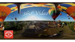 Hot Air Balloon Flight 360 VR Michigan Challenge Friday Launch