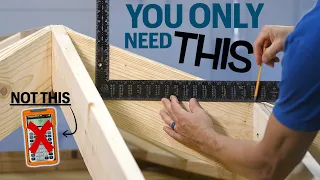 How To Use A Framing Square To Build A Roof