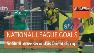 Solihull move second as Orient lose | National League Highlights: Matchday 30