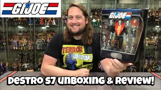 Destro GIJOE Super 7 Ultimate Unboxing & Review!
