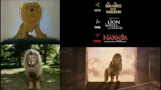 Side-by-Side: The Lion, the Witch, and the Wardrobe (1979/1988/2005)