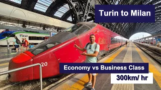 Turin to Milan | 300km/hr luxury high speed train review