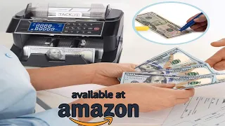 Money Counter, Upgraded 1,200 Notes/Min Bill Counting Machine with MT/DD/UV/MG/IR Counterfeit