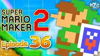 Link from The Legend of Zelda! New Update! - Super Mario Maker 2 Gameplay Walkthrough - Part 36