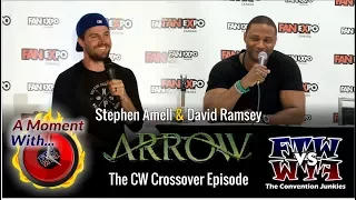 A Moment with Stephen Amell & David Ramsey (Arrow) - The CW Crossover