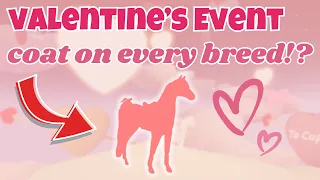 New Valentine’s Event Coat Coming On *EVERY BREED!?* | Wild Horse Islands