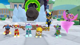 Fight Boss PAW Patrol Mighty Pups Save Adventure Bay - Nintendo Switch GamePlay