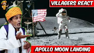 Villagers React To Apollo Moon Landing ! Tribal People React To Apollo Moon Landing & Moon Walk