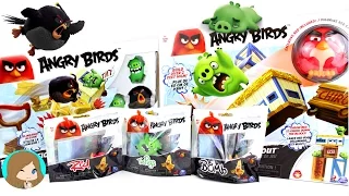 HUGE Angry Birds Vinyl Knockout Playset Toys For Kids with Giant Block Family Fun Game and More!