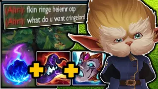 This is why an 8,000,000 Mastery Heimerdinger is so tilting to play against....