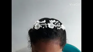 Simple Hair vine for first holy communion