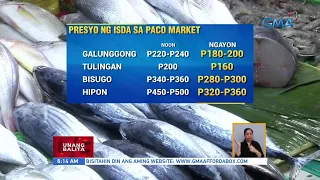 Presyo ng mga isda sa Paco Market, bumaba | UB