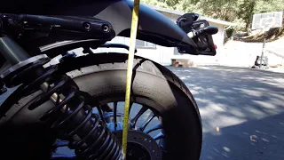 Moto Guzzi V9 rear pre-load/sag adjustment pt.1