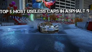 Top 5 Most Useless Cars in Asphalt 9 (Switch)