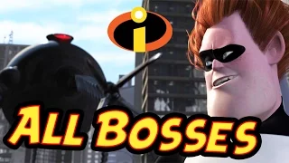 The Incredibles All Bosses | Boss Fights  (PS2, Gamecube, XBOX, PC)