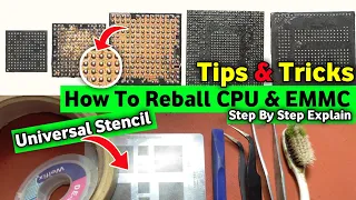 How to Reball any IC with Universal Stencil | Reveal होगा खुफिया जानकारी