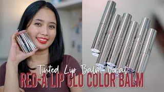 Red A Lip Glo Color Balm SEMUA SHADES dan Full Review