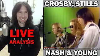 British guitarist analyses Crosby, Stills, Nash & Young live in 1970!