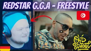THIS IS SO OLDSCHOOL | German Rapper reacts | 🇹🇳 Redstar G.G.A - freestyle  صنع بسحر