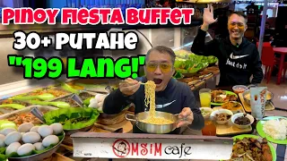 EAT ALL YOU CAN BUFFET SA OMSIMS CAFE ANTIPOLO ANG BAGONG DINADAYO DAHIL MAY 30+ PUTAHE "199"LANG