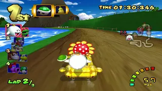 GBA Lakeside Park - Mario Kart Double Dash (Gamecube) Custom Course (Petey Piranha & King Boo)