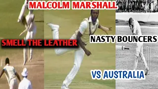 Malcolm Marshall 🔥NASTY BOUNCERS VS Australia | Smell the Leather