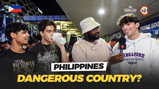 Do Foreigners feel safe in the Philippines? ( Fiba World Cup Interview )