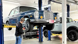 1972 Mercedes-Benz 280 SE W108 Chassis Inspection