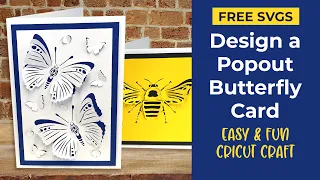 Design a Popout Butterfly Card | Cricut Design Space Tutorial