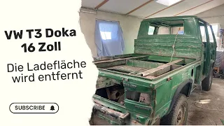 Zurück auf Werkseinstellung | VW T3 Doka 16 Zoll | Ladefläche erneuern Teil 1