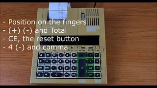 How to use the different buttons on electronic calculators Part 1: basics, plus, minus, total, CE