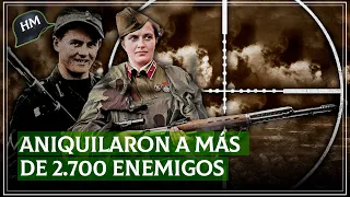 ¿Cuáles fueron los FRANCOTIRADORES más LETALES de la SGM?