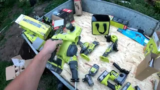 Аккумуляторный набор инструментов  RYOBI . Сбылась далекая мечта !!!