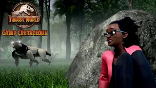 Taking Down Dino Droids! | JURASSIC WORLD CAMP CRETACEOUS | Netflix
