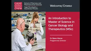 MSc Cancer Biology and Therapeutics Offer Holder Webcast