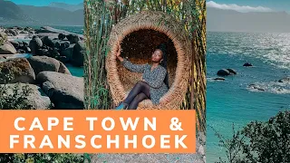 CAPE TOWN and FRANSCHHOEK wine tram girls trip | travel vlog